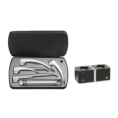 Ларингоскоп Heine Classic+ с рукоятью Standard 4 NT и клинками Macintosh 2,3,4 и Paed 1: фотографии