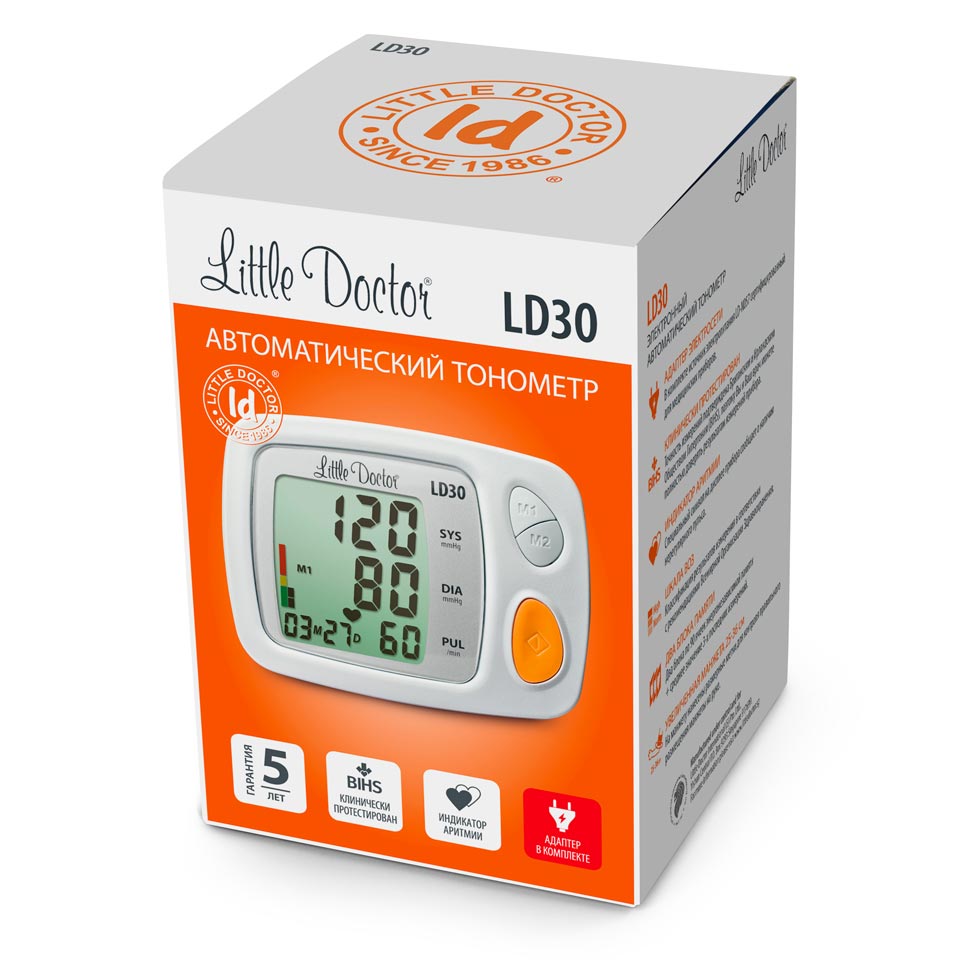 Автоматический электронный тонометр Little Doctor LD-30 фото4
