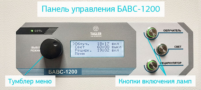 Внутренний вид бокса ТАГЛЕР БАВС-1200