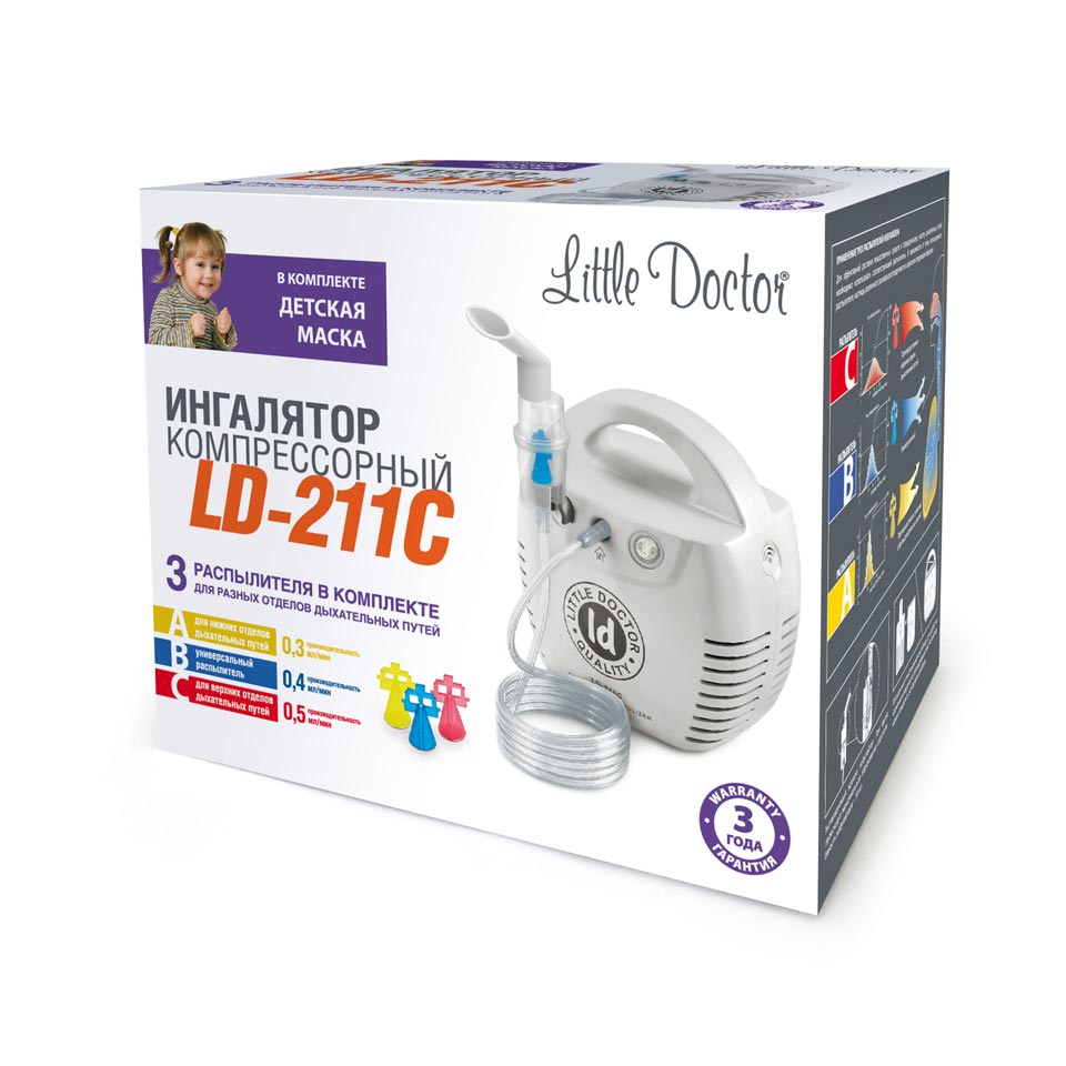 Компрессорный ингалятор Little Doctor LD-211С фото6