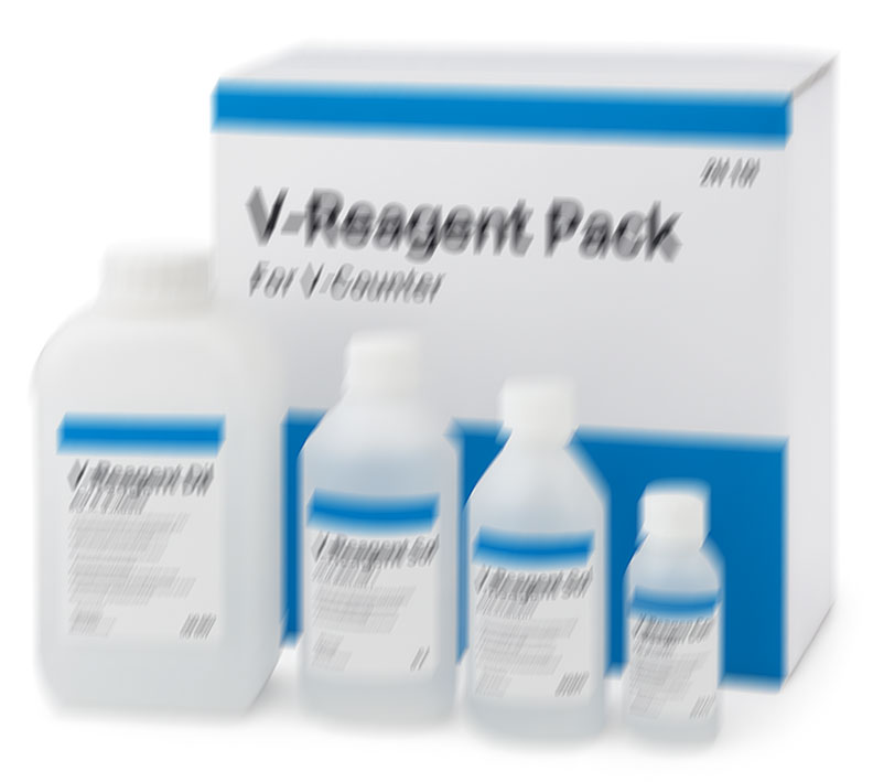 Набор реагентов V-Reagent Pack на 1800 тестов (в закрытом режиме) для анализатора V-Counter: фотографии