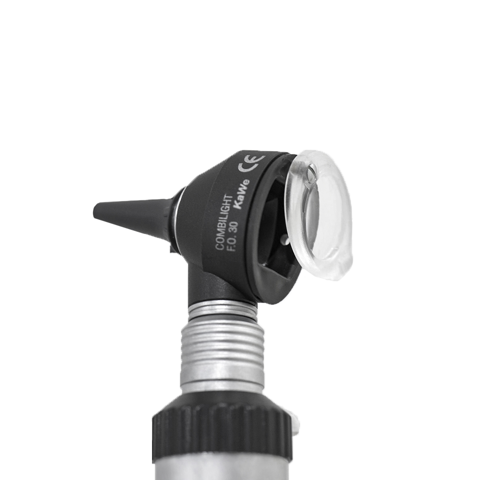 Отоскоп KaWe Combilight F.O. 30 LED 2.5 (светодиоды 2,5 В, рукоятка на батарейках) фото2